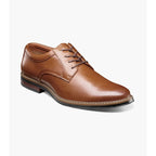 Nunn Bush Carmelo Plain Toe Oxford Walking Shoes Cognac 81509-221