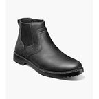 Nunn Bush Delton Plain Toe Chelsea Boot Lightweight Black 81720-001