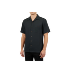 Men's Short Sleeves Summer Shirt by Indygo Smith Soft Rayon Blend 828-92 Black