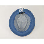 Men's Broner Summer Hat Woven Straw Style TRIPLE CROWN 84-704 Blue
