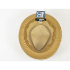 Men's Broner Summer Hat Woven Straw Style TRIPLE CROWN 84-706 Tan