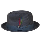 Men's Broner Summer Hat Woven Straw Style Safari HARMONY 84-734 Navy