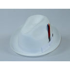 Men's Broner Summer Hat Woven Straw Style Safari HARMONY 84-738 White