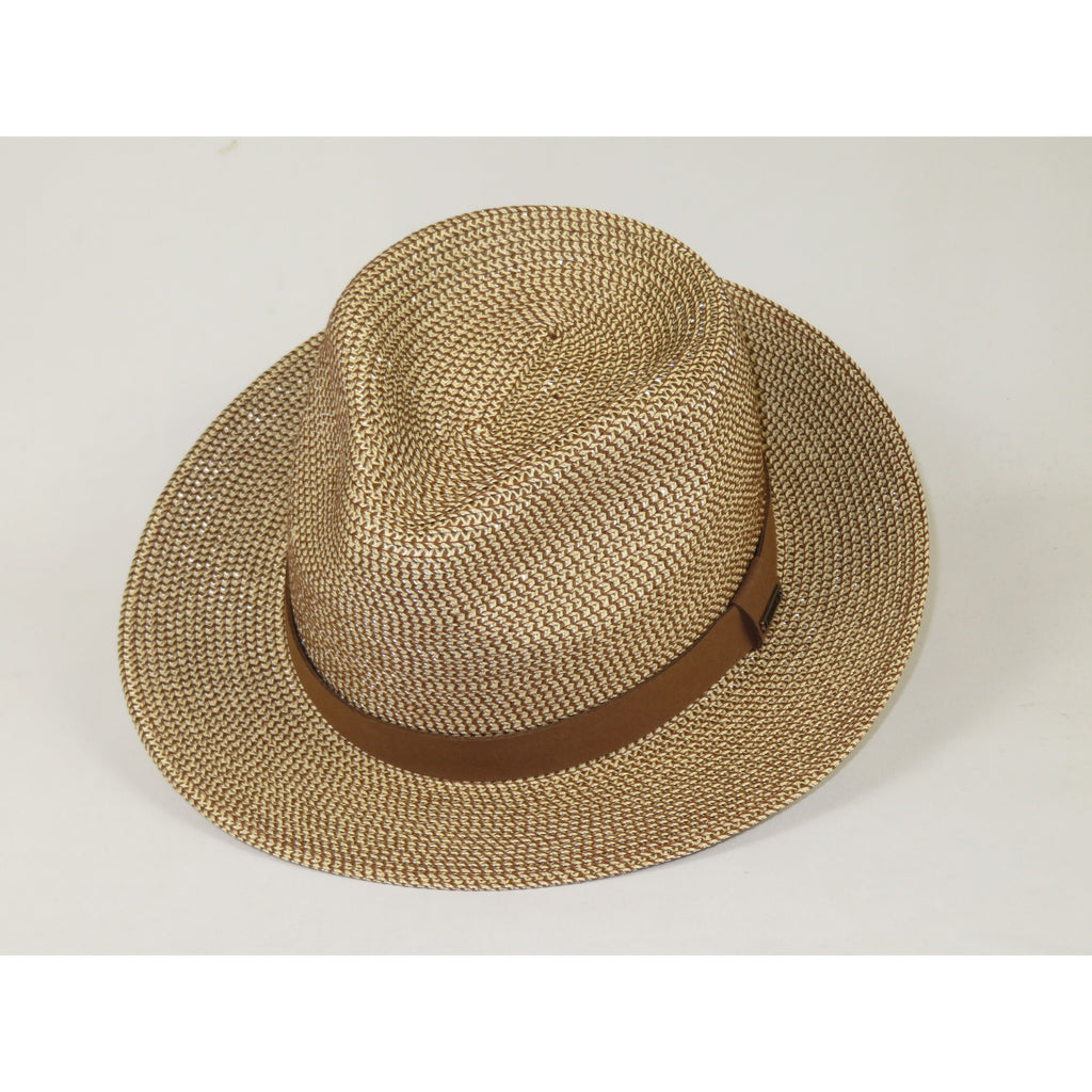Men's Broner Summer Hat Woven Straw Style Safari HELIOS 84-872 Cinnamon Mix