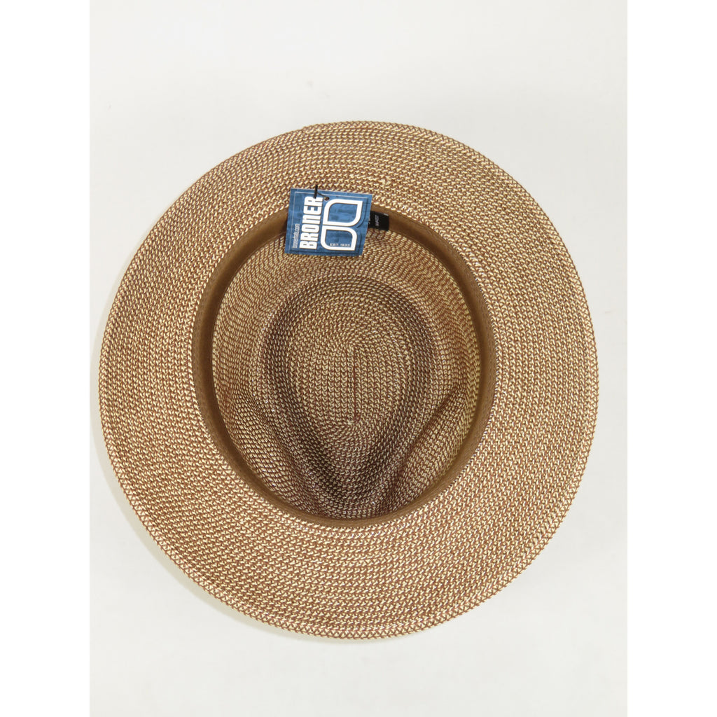 Men's Broner Summer Hat Woven Straw Style Safari HELIOS 84-872 Cinnamon Mix
