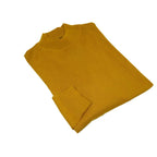 Men PRINCELY Italian Wool Blend Pullover Mock Slim 84001-00 K.Sari Gold 215