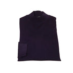 Men PRINCELY Italian Wool Blend Pullover Mock Slim 84001-00 Poker Purple 120