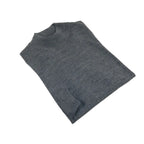 Men PRINCELY Italian Wool Blend Pullover Mock Slim 84001-00 Basti Dark Gray 114