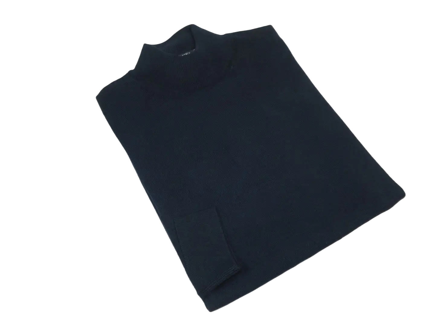 Men PRINCELY Italian Wool Blend Pullover Mock Slim 84001-00 Laci Navy 102