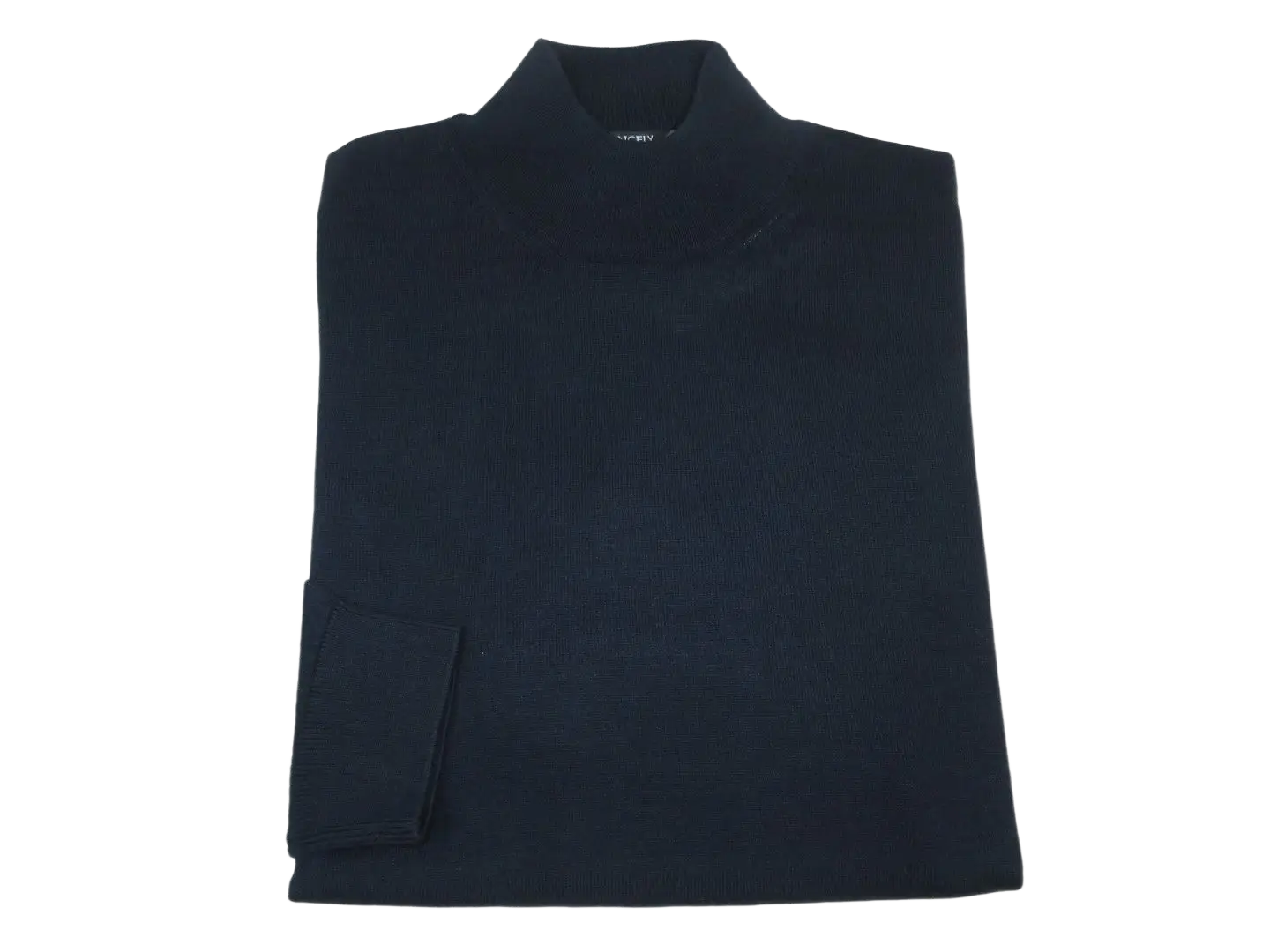 Men PRINCELY Italian Wool Blend Pullover Mock Slim 84001-00 Laci Navy 102