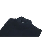 Men PRINCELY Italian Wool Blend Pullover Mock Slim 84001-00 Laci Navy 102