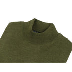 Men PRINCELY Italian Wool Blend Pullover Mock Slim 84001-00 A.Haki Olive 265