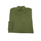 Men PRINCELY Italian Wool Blend Pullover Mock Slim 84001-00 A.Haki Olive 265