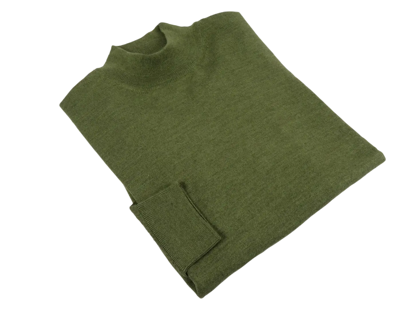Men PRINCELY Italian Wool Blend Pullover Mock Slim 84001-00 A.Haki Olive 265