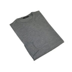 Men PRINCELY Italian Wool Blend Crew Pullover Slim 84001-30 O.Gri Lt Gray 412