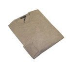 Men PRINCELY Italian Wool Blend Crew Pullover Slim 84001-30 Tas Tan 211