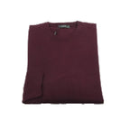 Men PRINCELY Italian Wool Blend Crew Pullover Slim 84001-30 Tokai Wine 410