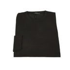 Men PRINCELY Italian Wool Blend Crew Pullover Slim 84001-30 K.Kahveh Brown 109