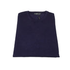 Men PRINCELY Italian Wool Blend Crew Pullover Slim 84001-30 Poker Purple 120