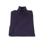 Men PRINCELY Italian Wool Blend Turtle Neck Pullover Slim 84001-80 Purple 120