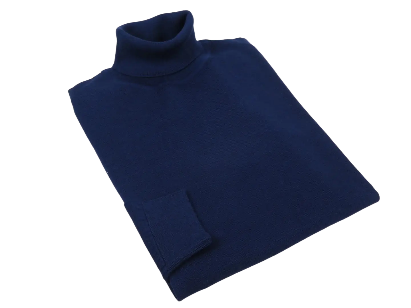 Men PRINCELY Italian Wool Blend Turtle Neck Pullover Slim 84001-80 Navy 102