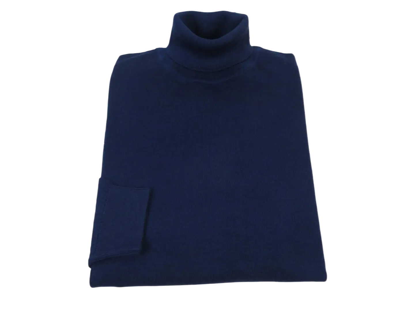 Men PRINCELY Italian Wool Blend Turtle Neck Pullover Slim 84001-80 Navy 102