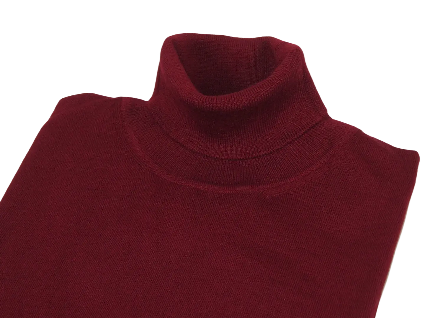 Men PRINCELY Italian Wool Blend Turtle Neck Pullover Slim 84001-80 Dark Red 121