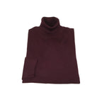 Men PRINCELY Italian Wool Blend Turtle Neck Pullover Slim 84001-80 Wine 410