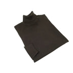 Men PRINCELY Italian Wool Blend Turtle Neck Pullover Slim 84001-80 Brown 109