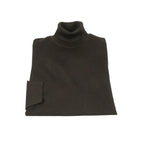 Men PRINCELY Italian Wool Blend Turtle Neck Pullover Slim 84001-80 Brown 109