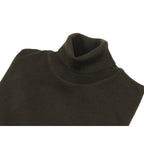 Men PRINCELY Italian Wool Blend Turtle Neck Pullover Slim 84001-80 Brown 109