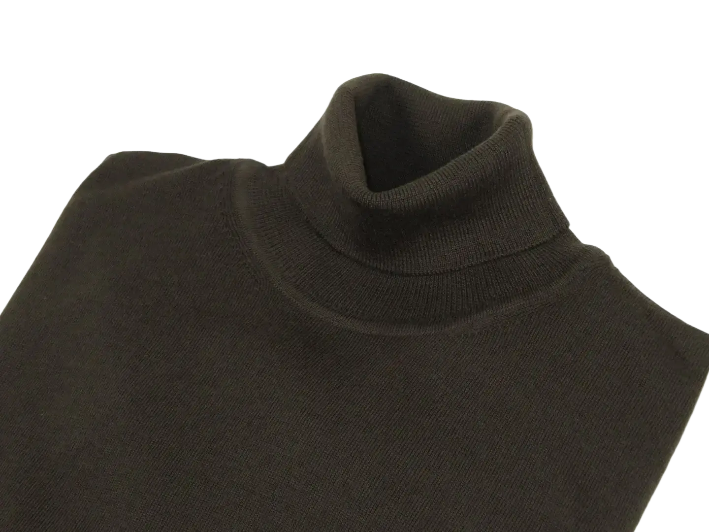 Men PRINCELY Italian Wool Blend Turtle Neck Pullover Slim 84001-80 Brown 109