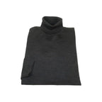 Men PRINCELY Italian Wool Blend Turtle Neck Pullover Slim 84001-80 Charcoal 103