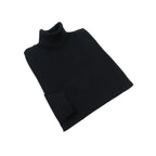 Men PRINCELY Italian Wool Blend Turtle Neck Pullover Slim 84001-80 Dark Navy 161