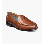 Nunn Bush Drexel Moc Toe Penny Loafer Dress Shoes Cognac 84744-221