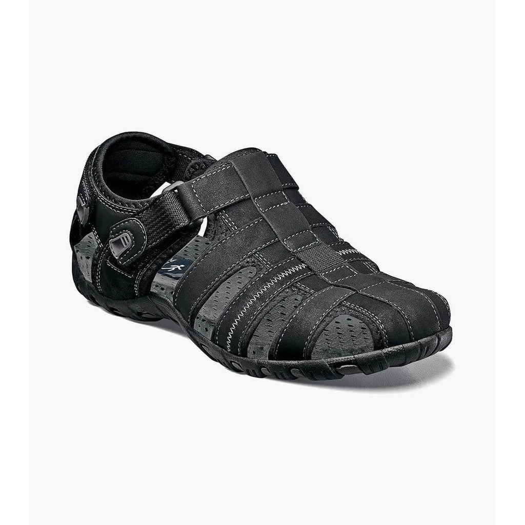 Nunn Bush Rio Bravo Fisherman Sandal Black 84799-001