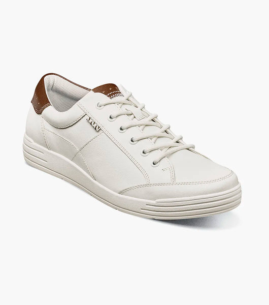 Nunn Bush KORE City Walk Moc Toe Oxford Dressy Sneaker White 84819-100