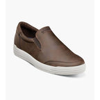 Nunn Bush KORE City Walk Moc Toe Slip-On Walking Shoes Brown 84820-200