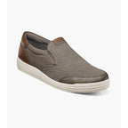 Nunn Bush KORE City Walk Canvas Moc Toe Slip On Cement Canvas 84896-031
