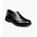 Nunn Bush KORE Pro Bike Toe Slip On Shoes Soft Leather Black 84945-001