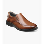 Nunn Bush KORE Pro Bike Toe Slip On Shoes Soft Leather Cognac 84945-221