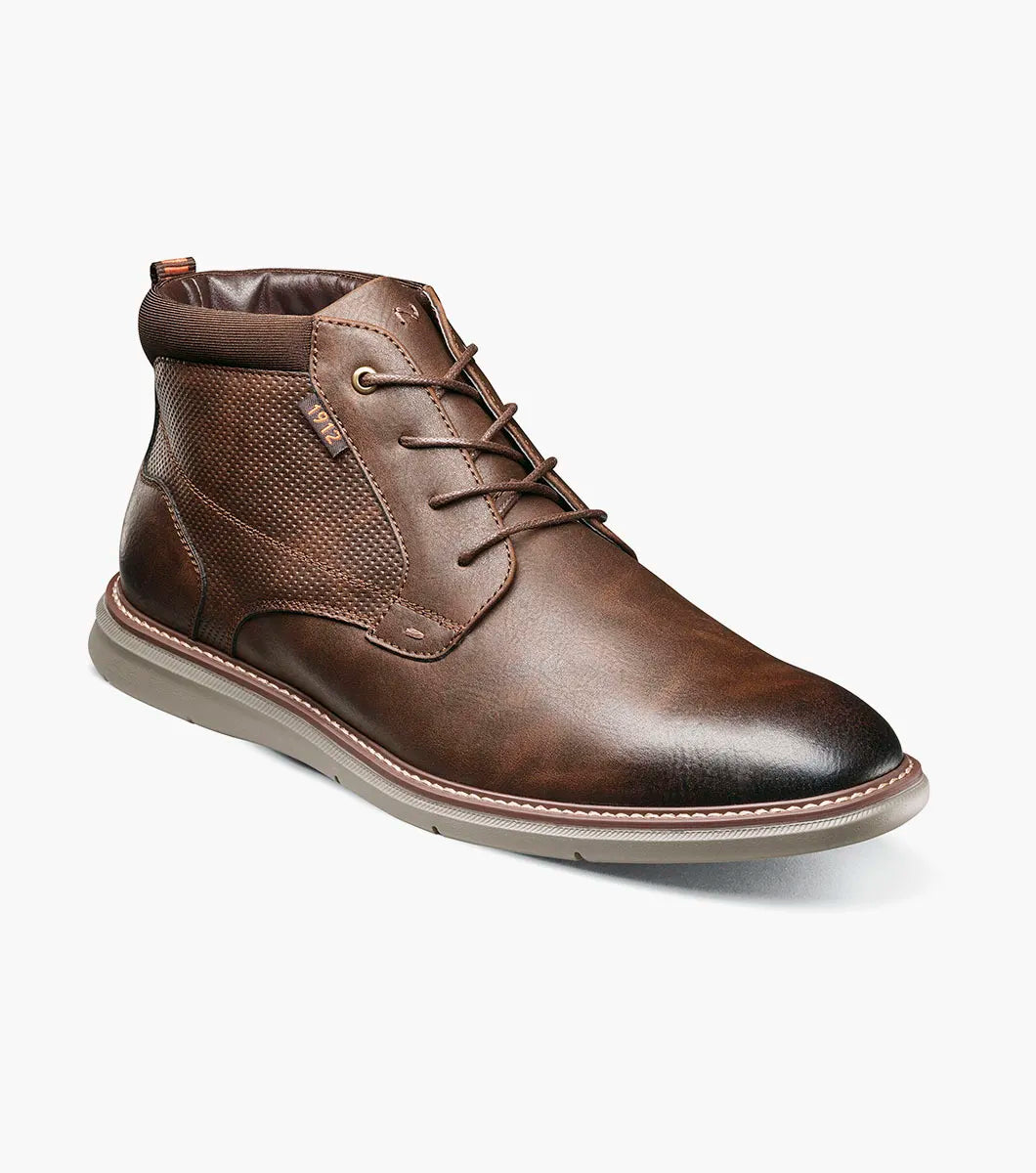 Nunn Bush Chase Plain Toe Chukka Dress Modern Boot Brown Multi 85049-249