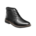 Nunn Bush Ozark II Plain Toe Chukka Boot Leather Black Tumbled 85090-007