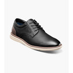 Nunn Bush Chase Casual Plain Toe Oxford Shoes Athletic Sole Black 85093-009