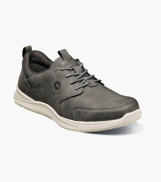 Nunn Bush Conway Moc Toe Oxford Sneaker Charcoal 85098-013