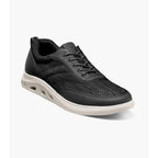 Nunn Bush Ponte Knit Moc Toe Sneaker Lightweight Black Multi 85116-009