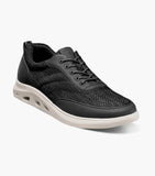 Nunn Bush Ponte Knit Moc Toe Sneaker Lightweight Black Multi 85116-009