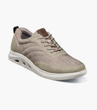 Nunn Bush Ponte Knit Moc Toe Sneaker Lightweight Taupe  Multi 85116-261