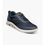 Nunn Bush Ponte Knit Moc Toe Sneaker Lightweight Navy Multi 85116-492