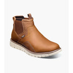 Nunn Bush Karnak Plain Toe Chelsea Boot Leather Tan Crazy Horse  85137-239